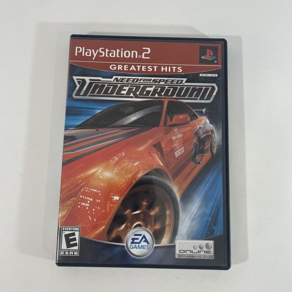 Need for Speed Underground (Sony PlayStation 2 PS2, 2003)